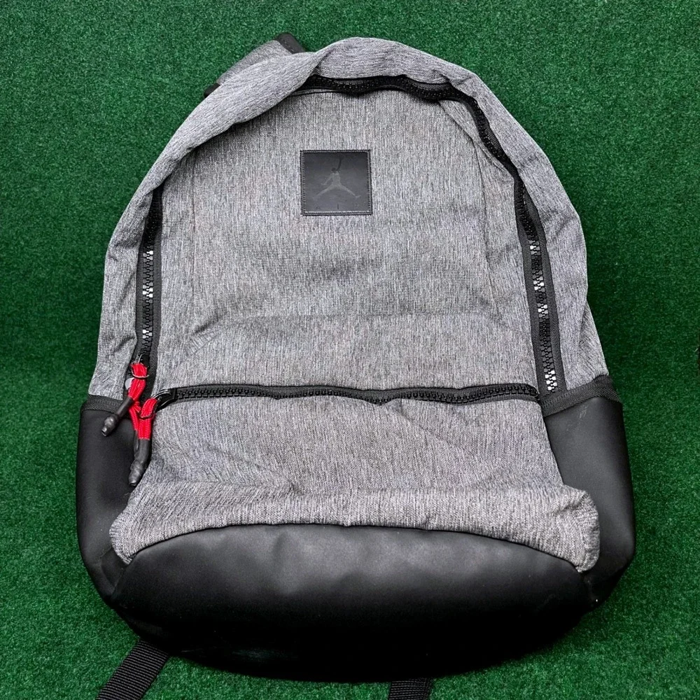 Nike Air Jordan Jumpman Heather Gray School Backpack‎ Travel Bag Large